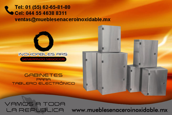 Gabinete para tablero electrónico – Muebles en Acero Inoxidable